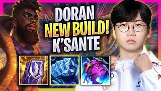 DORAN TRIES NEW K'SANTE BUILD IN KR SOLOQ! - T1 Doran Plays K'sante TOP vs Cassiopeia! | Season 2024