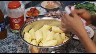 How to cook Ukang Ukom ( The Best Nigerian porridge plantain Recipe )