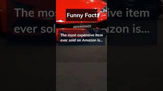 Did you know?  The mos expensive Amazon sell! #facts #fact #shorts #car #cars #amazon #funny #fun