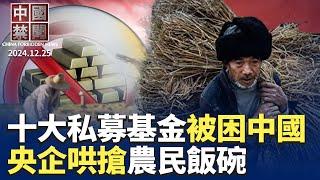 十大全球私募股權基金被困中國； 央企搶灘高標準農田業務，農民何去何從？經濟蕭條防民變，中共又鼓勵過聖誕？中共將發3萬億特別國債，專家不看好；比亞迪海外虐待中國勞工，巴西勒令關廠｜#新唐人電視台