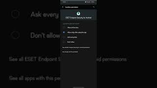 Installing ESET on an Android