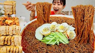 매콤새콤한 비빔냉면에 수육까지 육쌈냉면 꿀조합 리얼사운드 Naengmyeon MUKBANG ASMR