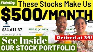 Making Over $500 a Month in Passive Income from Stocks – See Inside Our Stock Portfolio (Ep. 14)