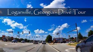 Loganville, Georgia - Driving Tour - 4K