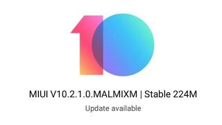 MIUI 10 V10.2.1.0 LATEST UPDATE FOR Redmi 3s