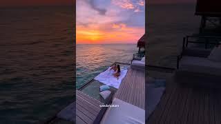 Dreaming of Europe? Have a sneak peak of the Maldives, take it all in! #travelguide #travel #wanderx