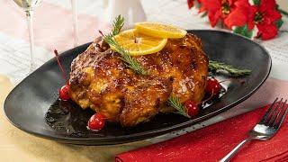 Pollo rostizado navideño| kiwilimón recetas