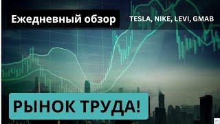 NIKE, TESLA, LEVI, GMAB. Рынок труда продолжает быть сильным! Последний раз рынки падали в апреле 24