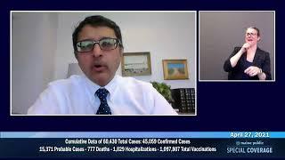 Maine CDC Briefing April 27, 2021