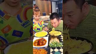 可下今天看见肉了，猜到你不会给我留 #eating show#eating challenge#husband and wife eating food#eating#asmr eating