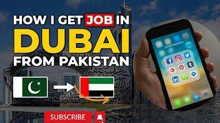 How you Secure Job in Dubai From Pakistan