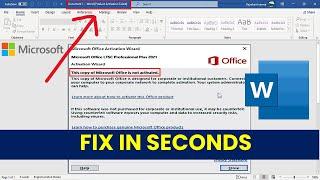 How to Fix Microsoft Office Activation Problem | How to Unlock Selection in Microsoft Word 2021|