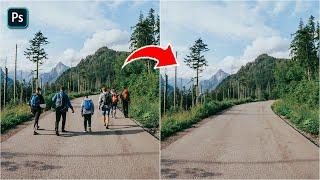 How To Remove PEOPLE or ANYTHING From Photo In Photoshop | NEW FEATURE In Photoshop Beta