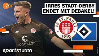 FC St. Pauli – HSV Highlights | 2. Bundesliga, 12. Spieltag 2022/23 | sportstudio