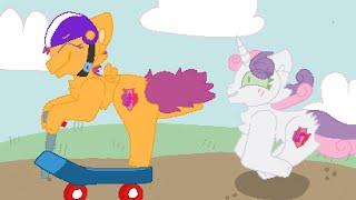 scootaloo x sweetie belle | requested mlp speedpaint