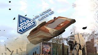 Let’s Ride Star Tours – The Adventures Continue | Action Movie Kid | Star Wars | Walt Disney World