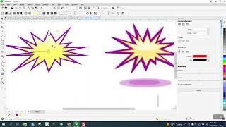 Corel Draw Tips & Tricks comic burst