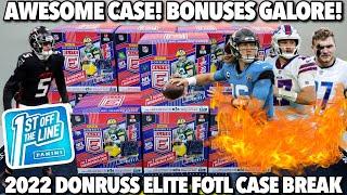 DONRUSS ELITE IS ELITE!  | 2022 Panini Donruss Elite Football FOTL Hobby Full 12-Box Case Break