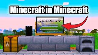 Installing Minecraft within Minecraft