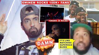 Eminem Rocks 100k+ Fans w STACKED Setlist, Drake “Ja Ruled” Akademiks Eats Crow “Drake is Humbled”