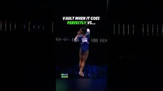 Vault Can Be Pretty Dangerous #gymnastics #vault #simonebiles #fail #gymnast