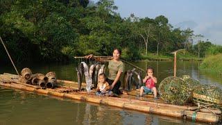 31 days and nights with my children building boats, catching fish, trapping fish to sell