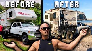 I Built The Ultimate Truck Camper: 100 MODS ON MY DIY EARTHROAMER