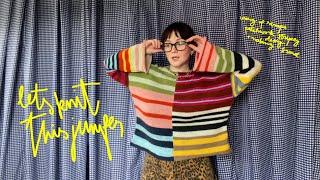 KNIT WITH ME: making a jumper ONLY from knit swatches