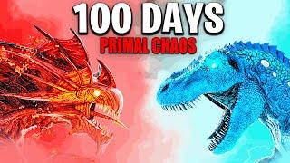 I Spent 100 Days in Ark Primal Chaos