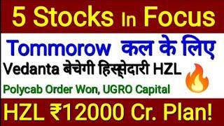 Hindustan Zinc Share Polycab UGRO Capital Share Aegis Logistics Dividend Declared  • Stock Finshots