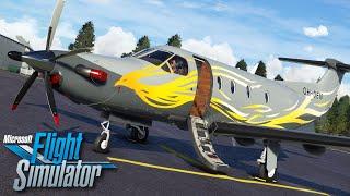 Simworks Studios Pilatus PC-12 - First Look Preview! - MSFS