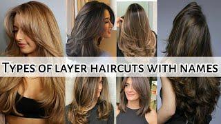 Types of layer haircuts with names  • Haircuts for girls • STYLE POINT