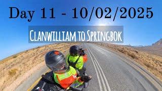 Day 11 Clanwilliam to Springbok
