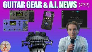 Guitar Gear and AI news 32: Mooer GE 200 pro, Zoom MS 80IR+, Neural DSP TINA, Perplexity