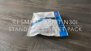 Only Unboxing | ResMed AirFit N30i (Nasenflügelmaske Schlafapnoe Starter Pack) Timelapse recorded