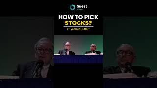 How to pick stocks by Warren Buffett!