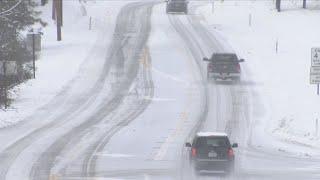 Oakhurst and Coarsegold blanketed in snow