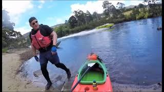 kayaking moments...with #Steve gwapo Australian kayaking ang vlogs