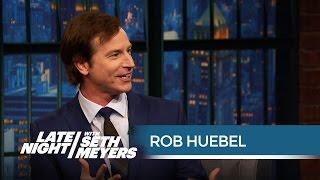 Rob Huebel on the Time Chevy Chase Slapped Him - Late Night with Seth Meyers