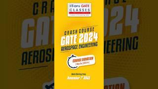 GATE Aerospace Engineering 2024 crash course