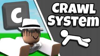 How to make a Crawl/Crouch System in Roblox Studio WITHOUT SCRIPTING