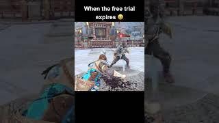 For Honor: When the free trial expires  #Shorts