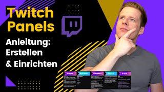 Twitch Panels Erstellen Anleitung