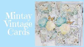 How to make Beautiful Mintay Cards ~ Mintay Grandma's Attic Collection