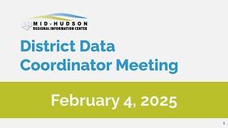 DDC Meeting, February 4, 2025