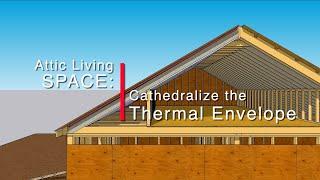 Gain Attic Living Space with Cathedralized Roof Insulation