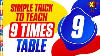 Simple Trick To Teach 9 Times Table: NK Musical Math Song for Quick Learning | TunesTimesTables.com