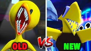 RAINBOW FRIENDS 2 ALL NEW JUMPSCARES VS OLD JUMPSCARES | CYAN, YELLOW, BLUE, PURPLE, GREEN & ORANGE