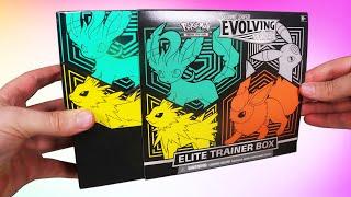 Opening a Pokemon Evolving Skies Elite Trainer Box!