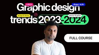 Graphic Design Trends 2023-24 - Interactive Design, Retro Style , Dark Style & Sticker Style